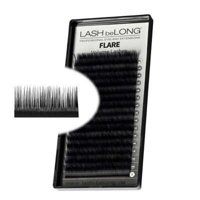 FLARE Volume Lashes C-Curl 0.07 - Länge S